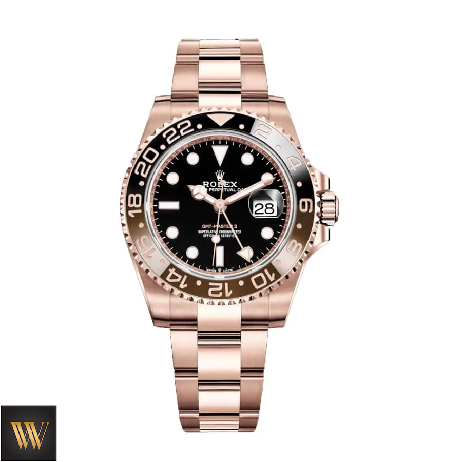 Rolex Gmt Rose Gold Replica