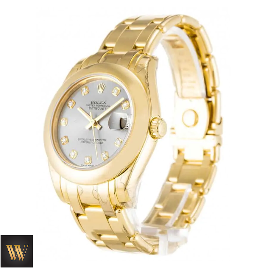 Gold Rolex Diamond Bezel Replica - Image 2